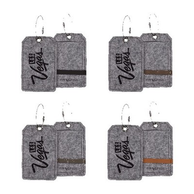 Poplar Felt Luggage Tag