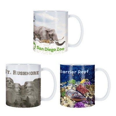 11oz Full Color Head-to-Toe Glossy Custom Photo Mug